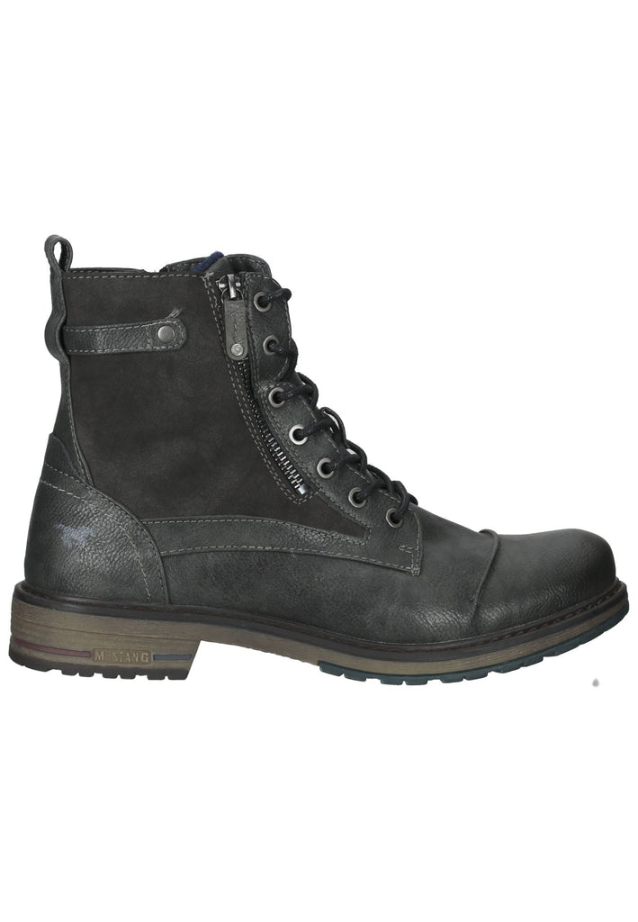 Mustang Stiefelette Lederimitat Graphit Warmfutter