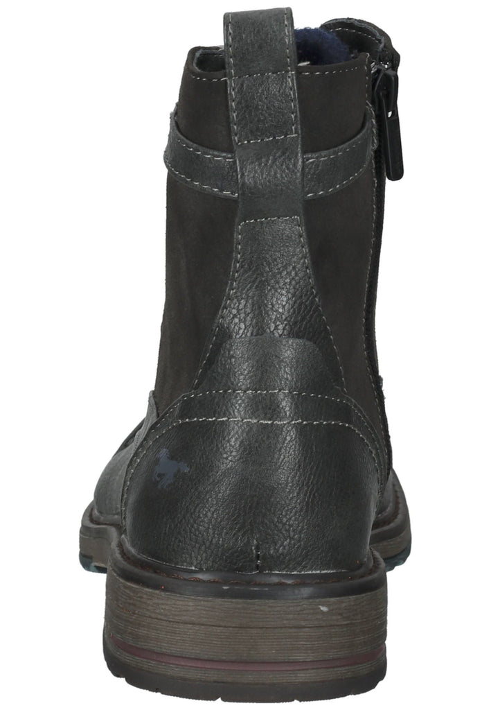 Mustang Stiefelette Lederimitat Graphit Warmfutter