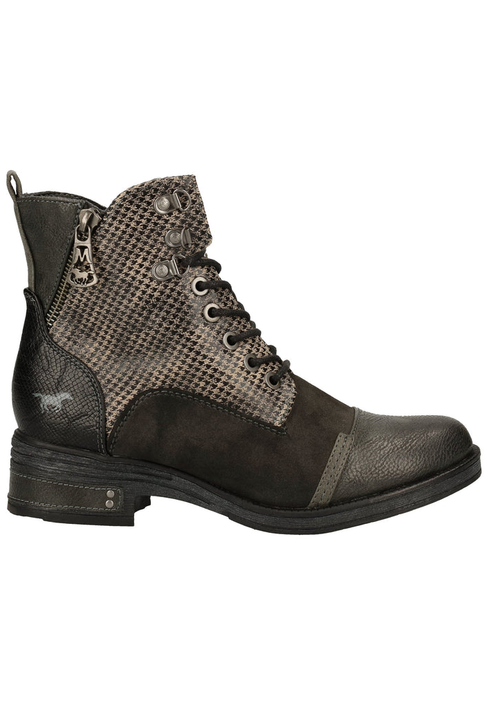 Mustang Stiefelette Lederimitat Graphit Warmfutter