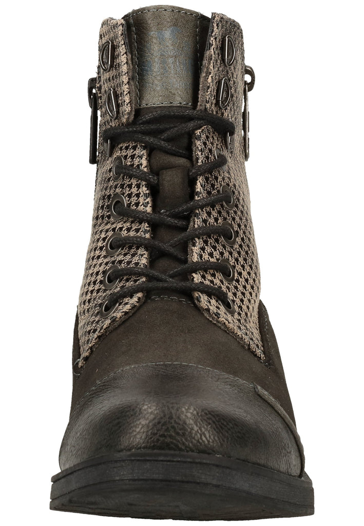 Mustang Stiefelette Lederimitat Graphit Warmfutter