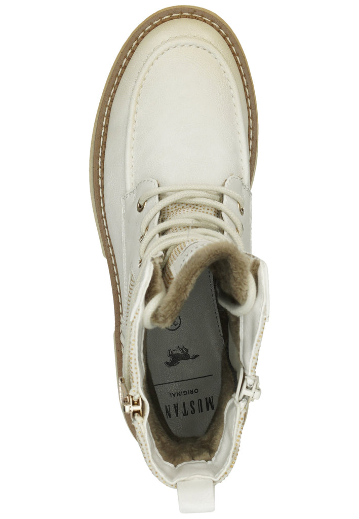 Mustang Stiefelette Lederimitat Ice
