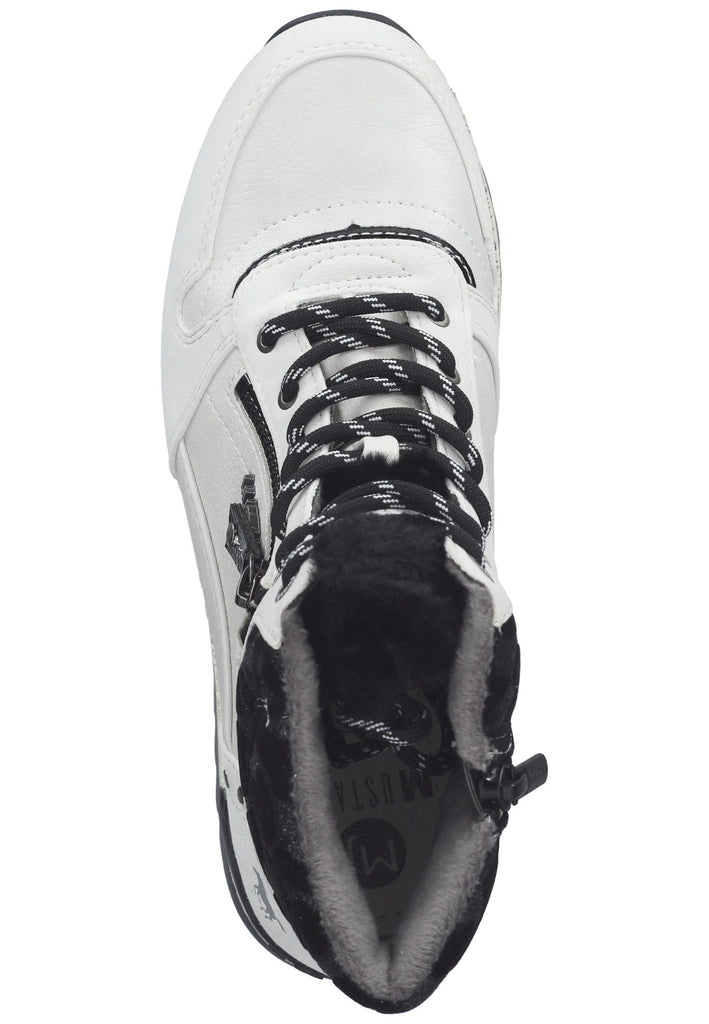 Mustang Stiefelette Lederimitat Ice Warmfutter