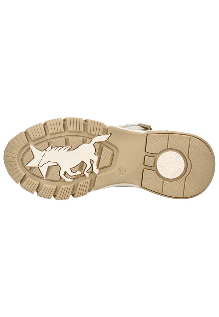 Mustang Stiefelette Lederimitat Ivory Warmfutter