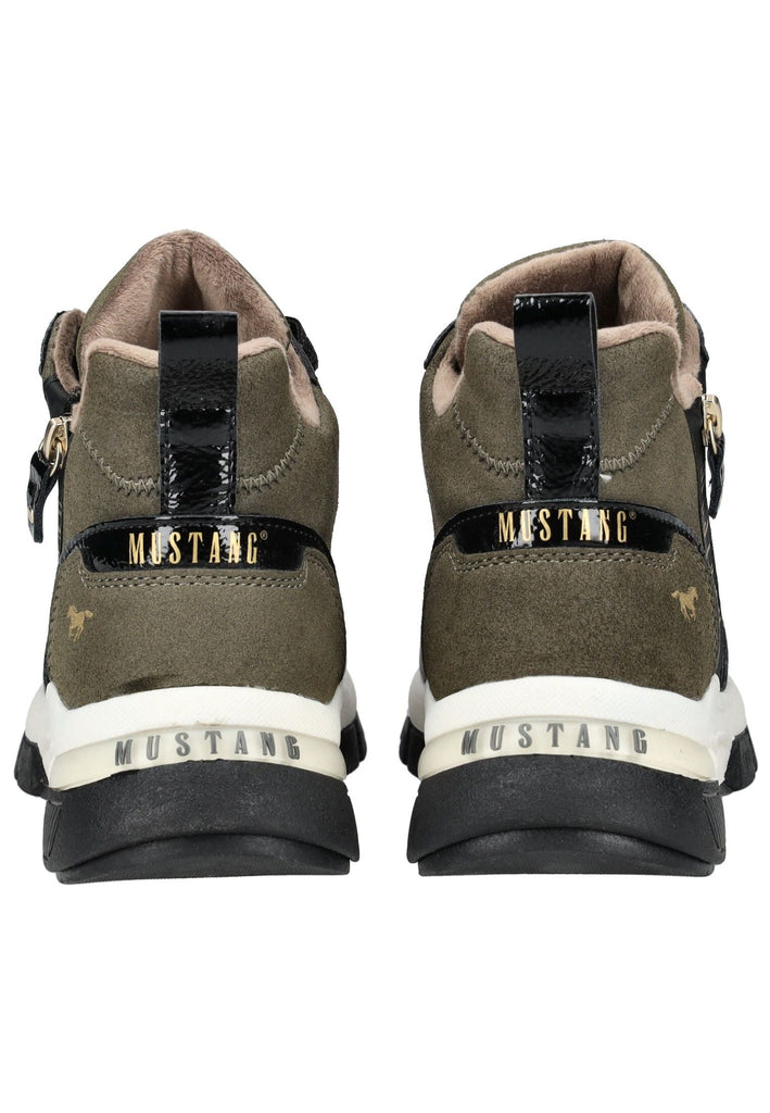 Mustang Stiefelette Lederimitat Military Warmfutter