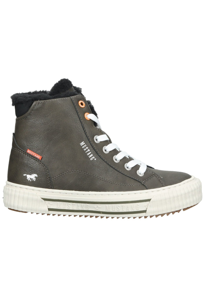 Mustang Stiefelette Lederimitat Military Warmfutter