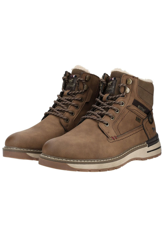 Mustang Stiefelette Lederimitat Mud Warmfutter