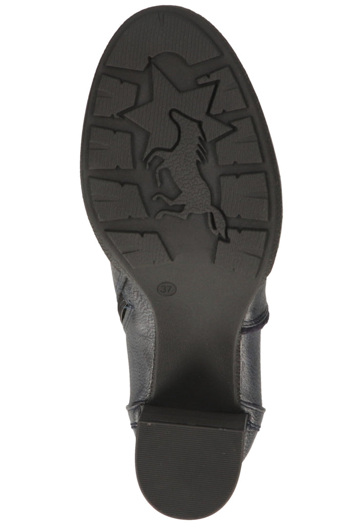Mustang Stiefelette Lederimitat Navy