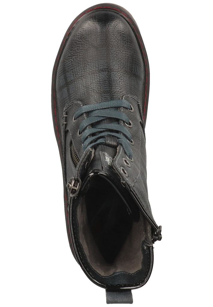 Mustang Stiefelette Lederimitat Navy