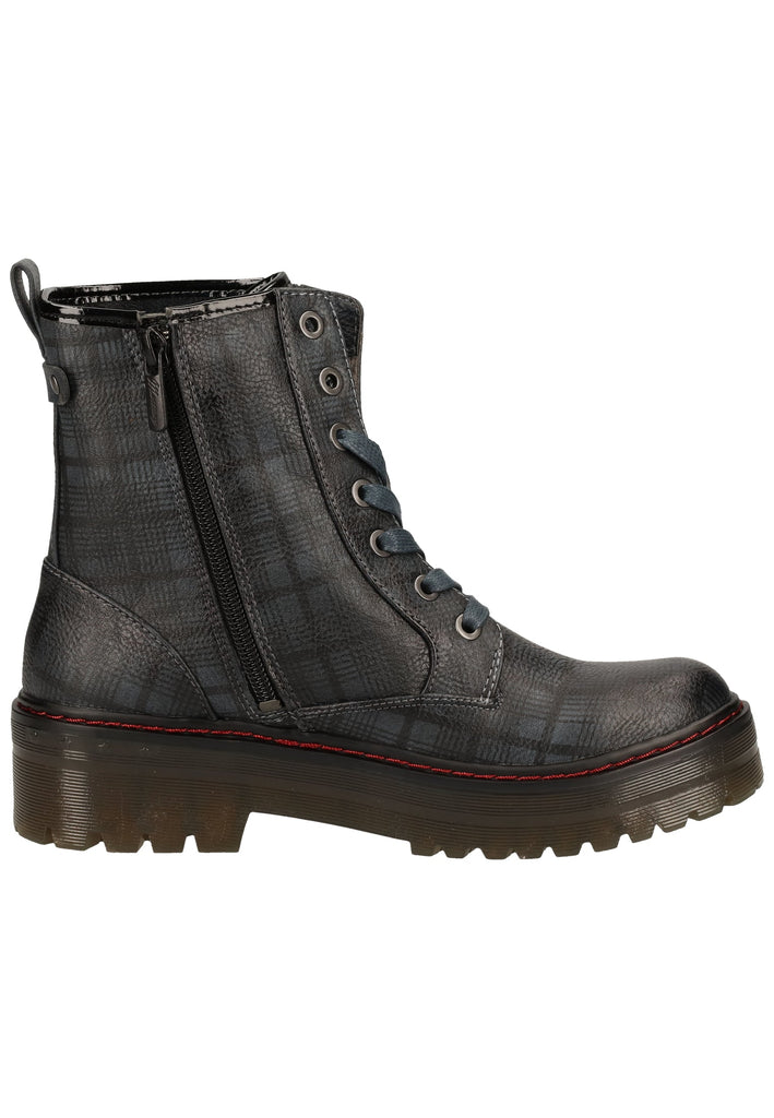 Mustang Stiefelette Lederimitat Navy