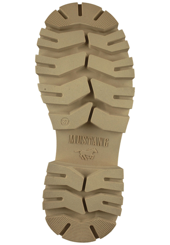 Mustang Stiefelette Lederimitat Nussbraun Warmfutter