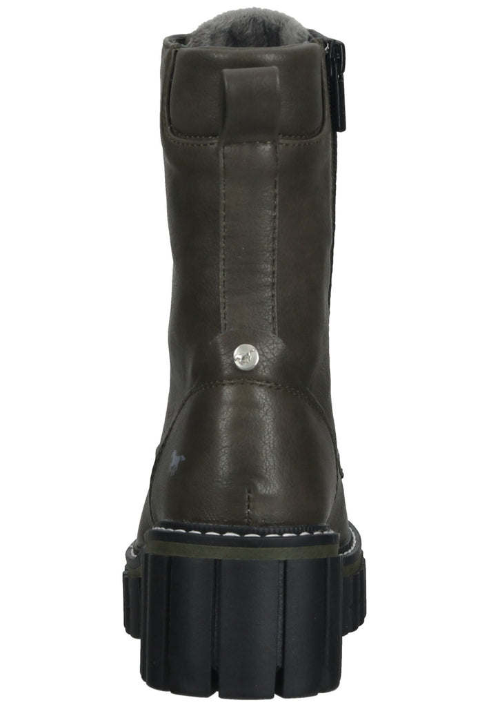 Mustang Stiefelette Lederimitat Oliv