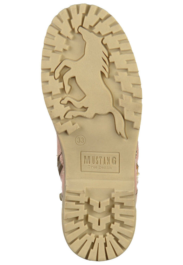 Mustang Stiefelette Lederimitat Rose