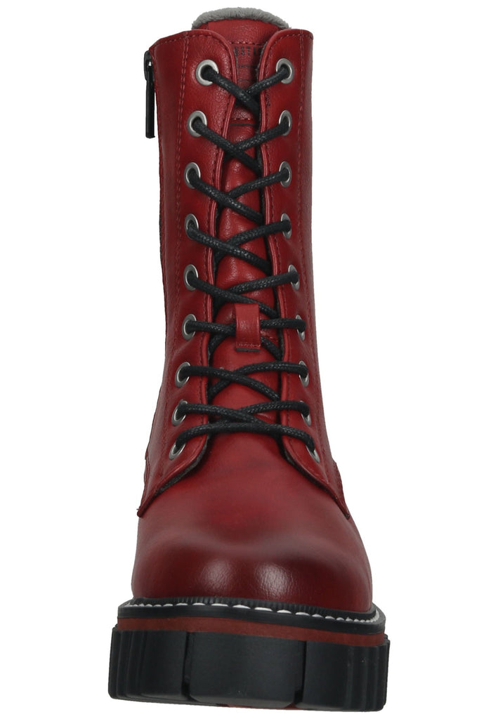 Mustang Stiefelette Lederimitat Rot