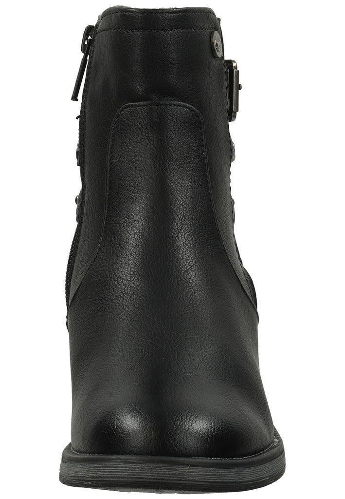 Mustang Stiefelette Lederimitat Schwarz