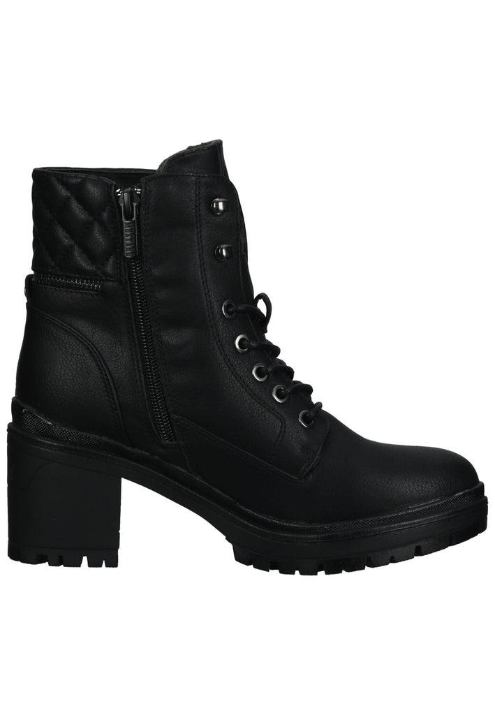 Mustang Stiefelette Lederimitat Schwarz