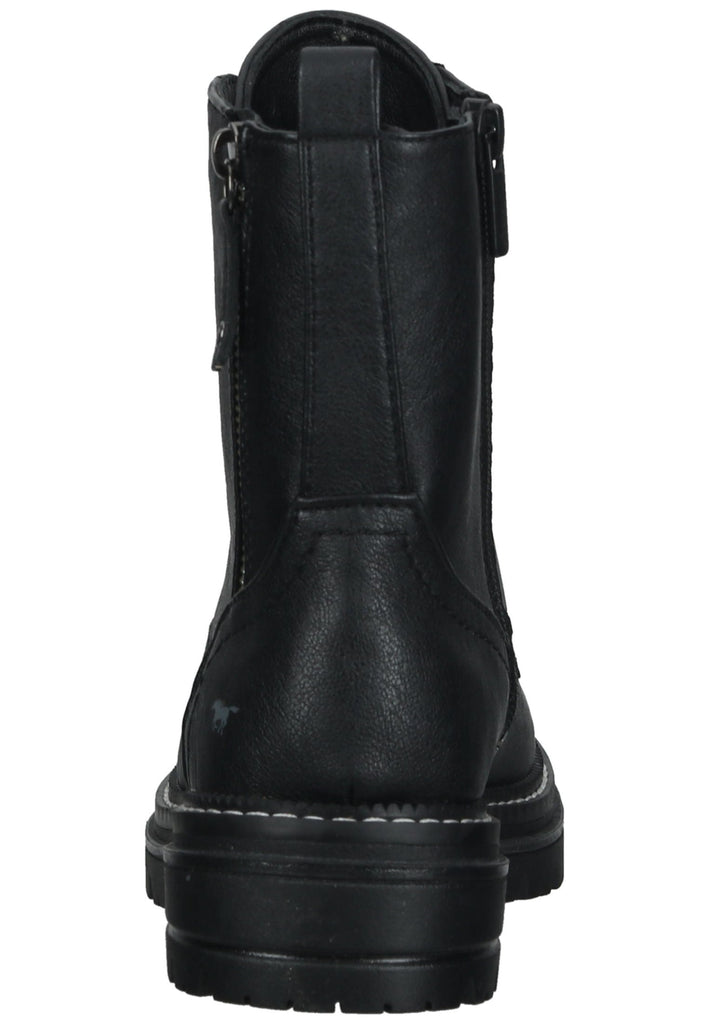 Mustang Stiefelette Lederimitat Schwarz