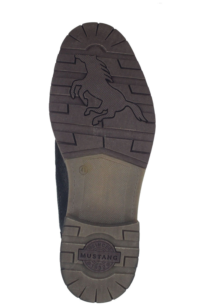 Mustang Stiefelette Lederimitat Schwarz