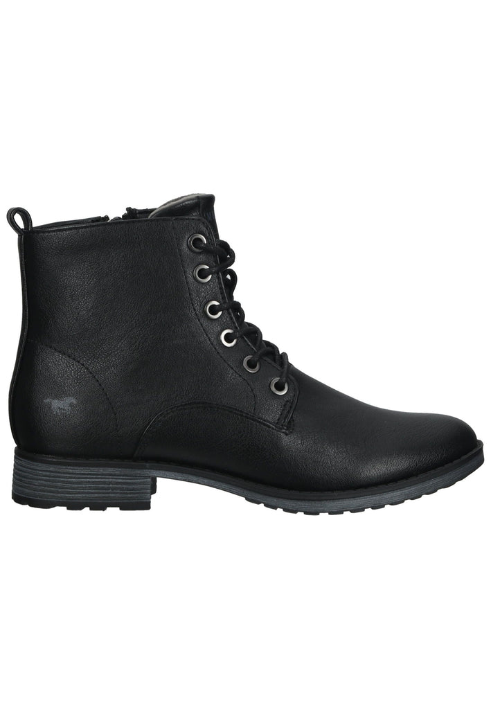 Mustang Stiefelette Lederimitat Schwarz