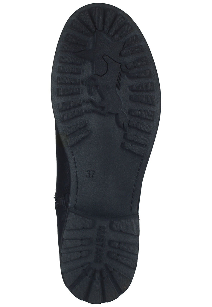 Mustang Stiefelette Lederimitat Schwarz