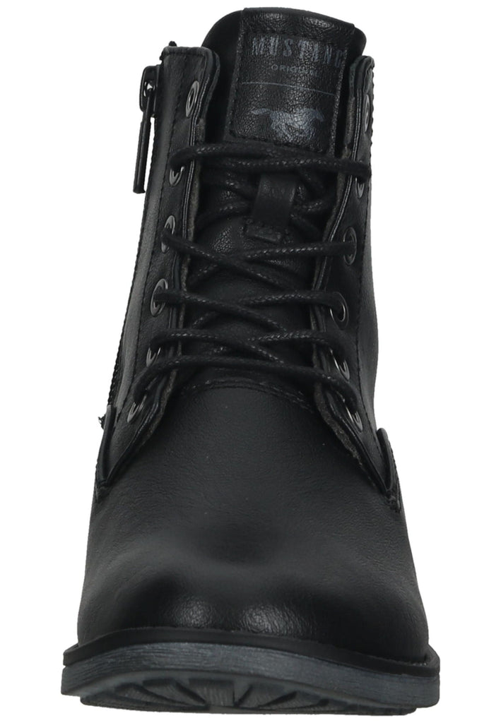Mustang Stiefelette Lederimitat Schwarz