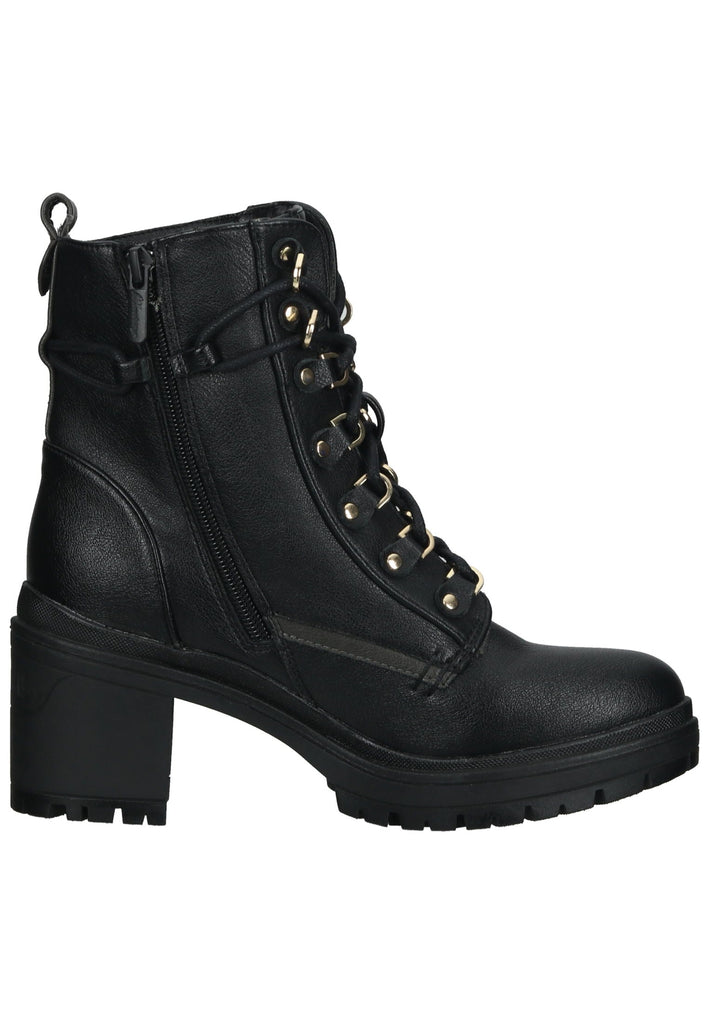 Mustang Stiefelette Lederimitat Schwarz