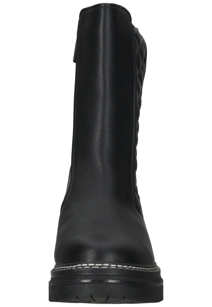 Mustang Stiefelette Lederimitat Schwarz