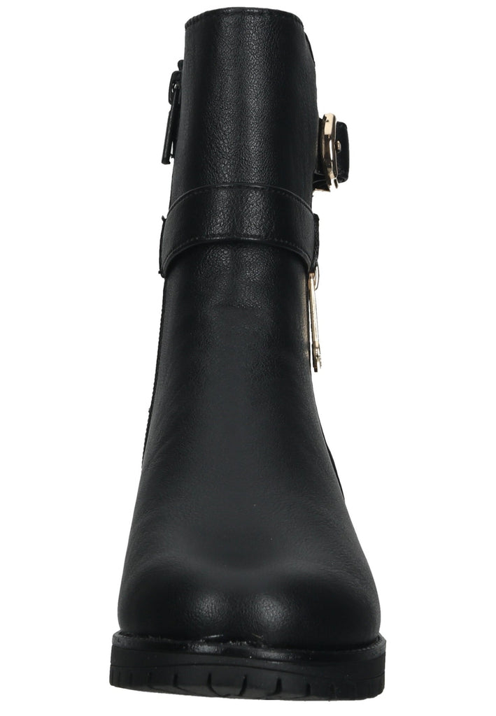 Mustang Stiefelette Lederimitat Schwarz