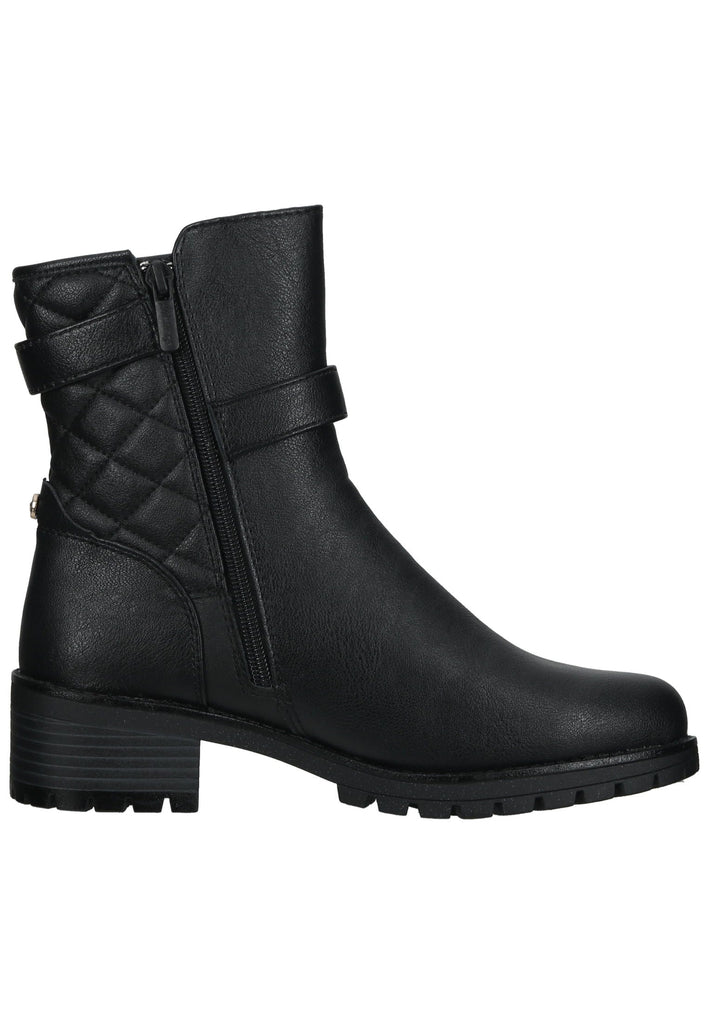 Mustang Stiefelette Lederimitat Schwarz