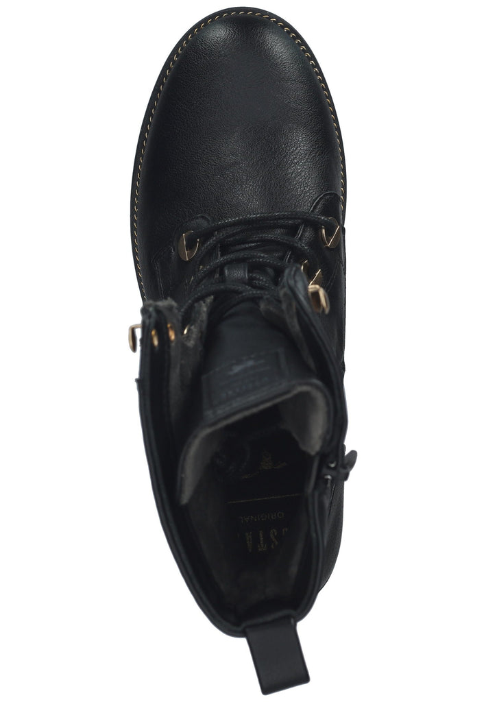Mustang Stiefelette Lederimitat Schwarz