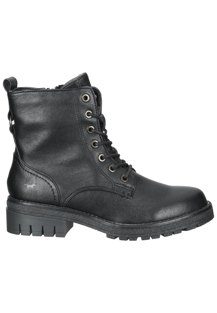Mustang Stiefelette Lederimitat Schwarz