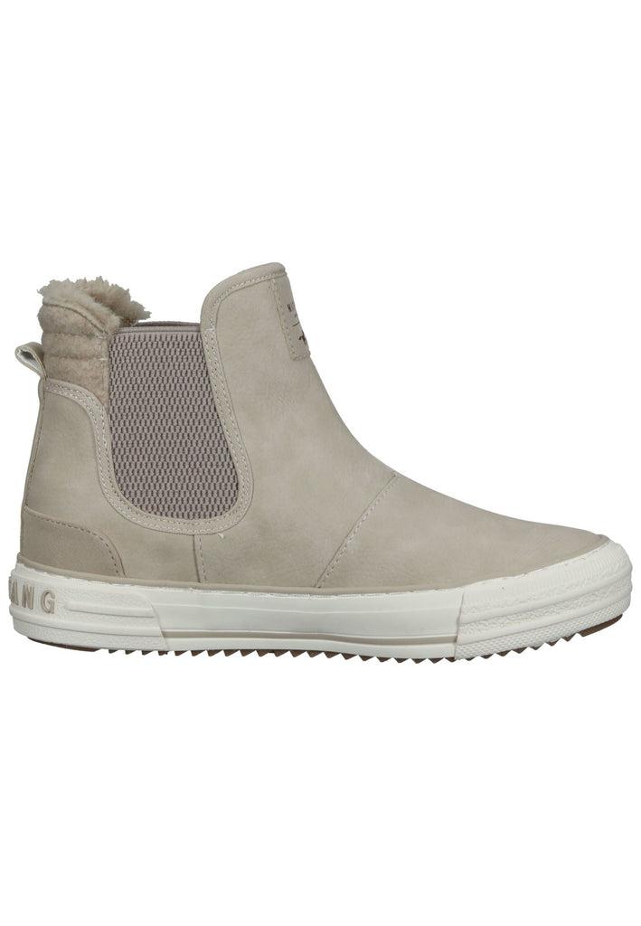 Mustang Stiefelette Lederimitat/Textil Beige Warmfutter
