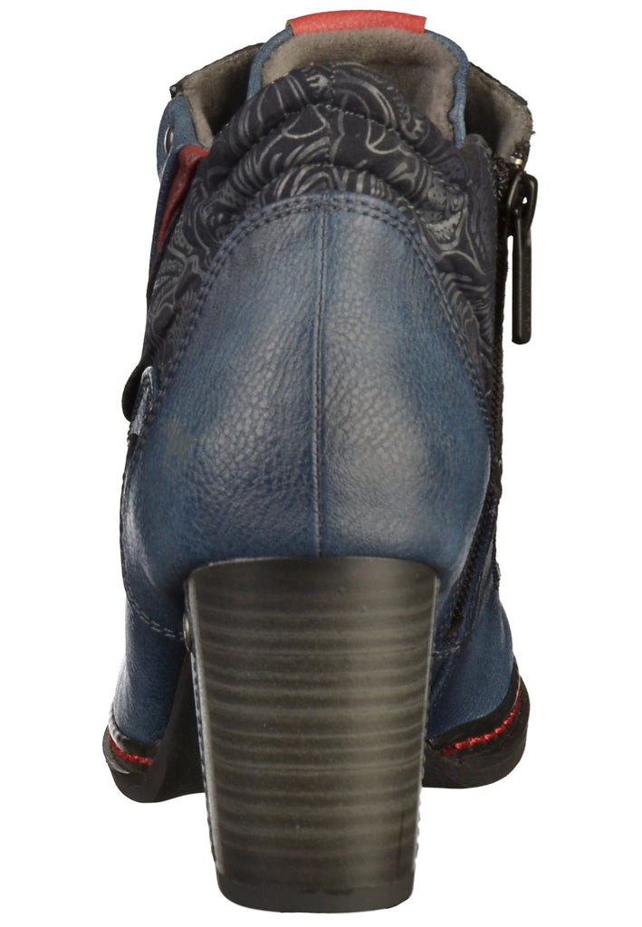 Mustang Stiefelette Lederimitat/Textil Blau