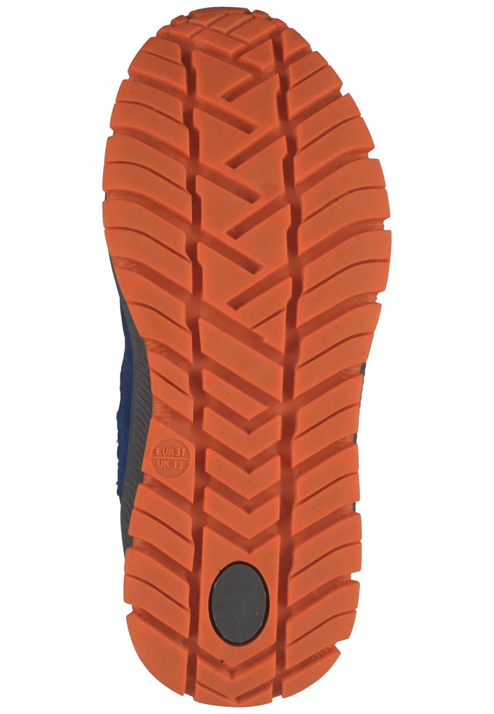 Mustang Stiefelette Lederimitat/Textil Blau Warmfutter