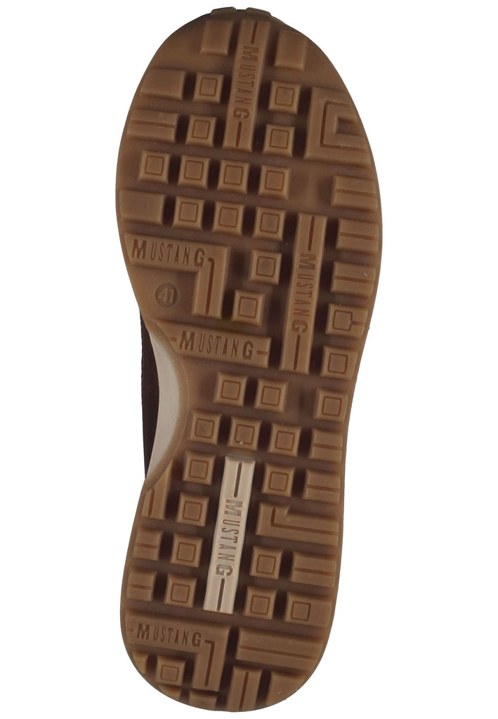 Mustang Stiefelette Lederimitat/Textil Braun