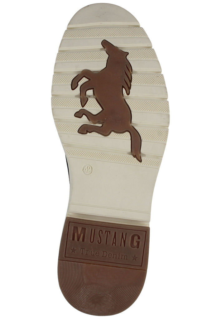 Mustang Stiefelette Lederimitat/Textil Dunkelgrau Warmfutter