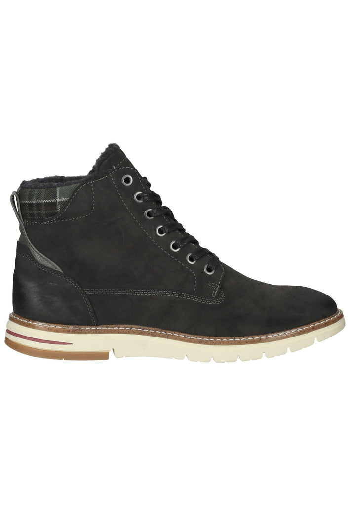 Mustang Stiefelette Lederimitat/Textil Dunkelgrau Warmfutter