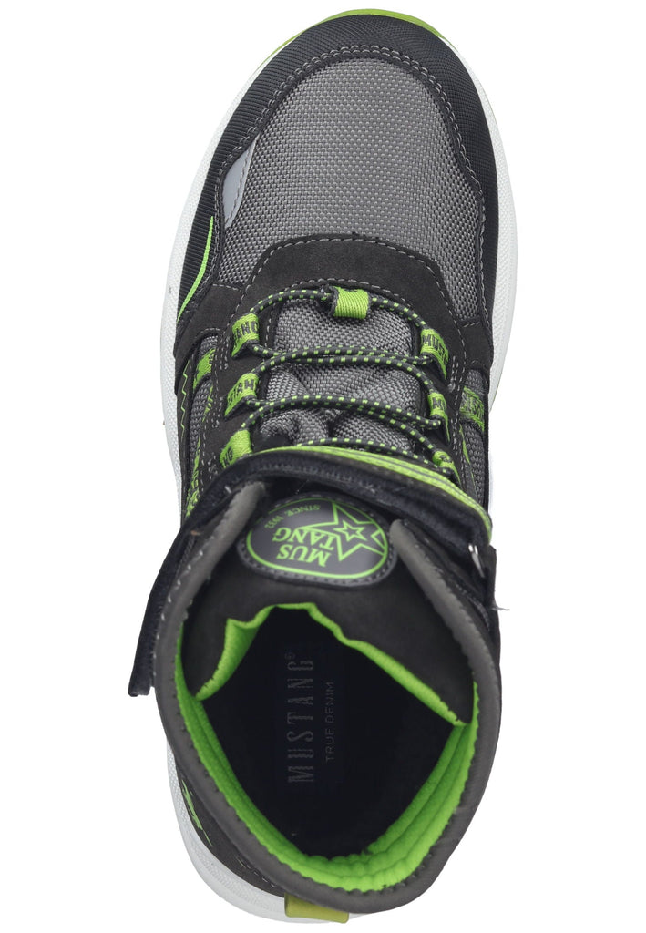 Mustang Stiefelette Lederimitat/Textil Dunkelgrau Warmfutter