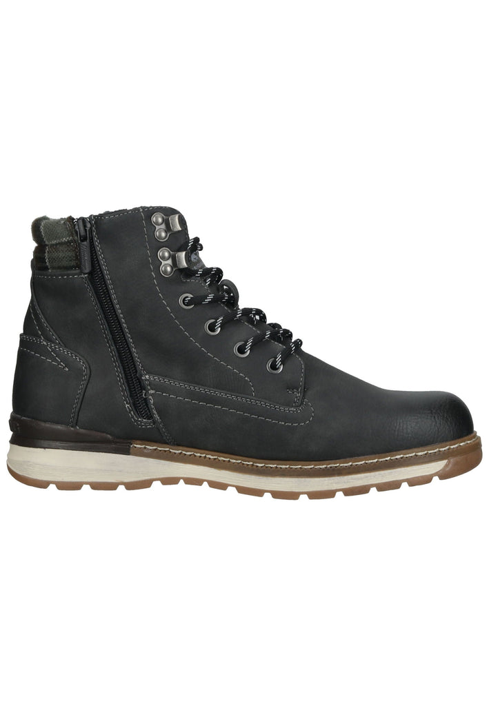 Mustang Stiefelette Lederimitat/Textil Dunkelgrau Warmfutter