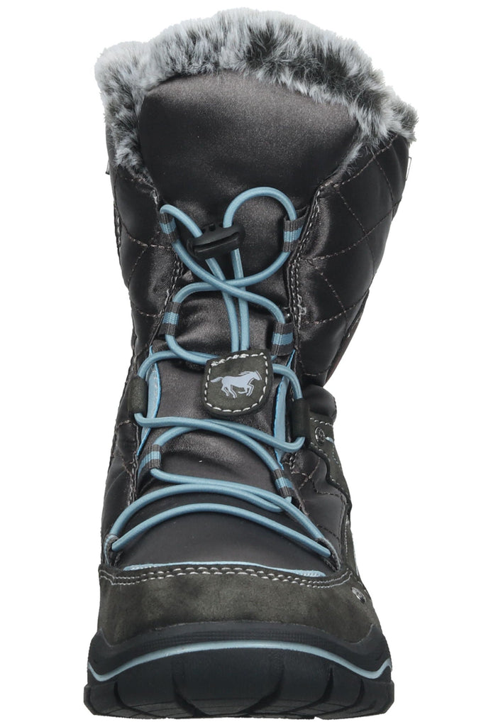 Mustang Stiefelette Lederimitat/Textil Dunkelgrau Warmfutter