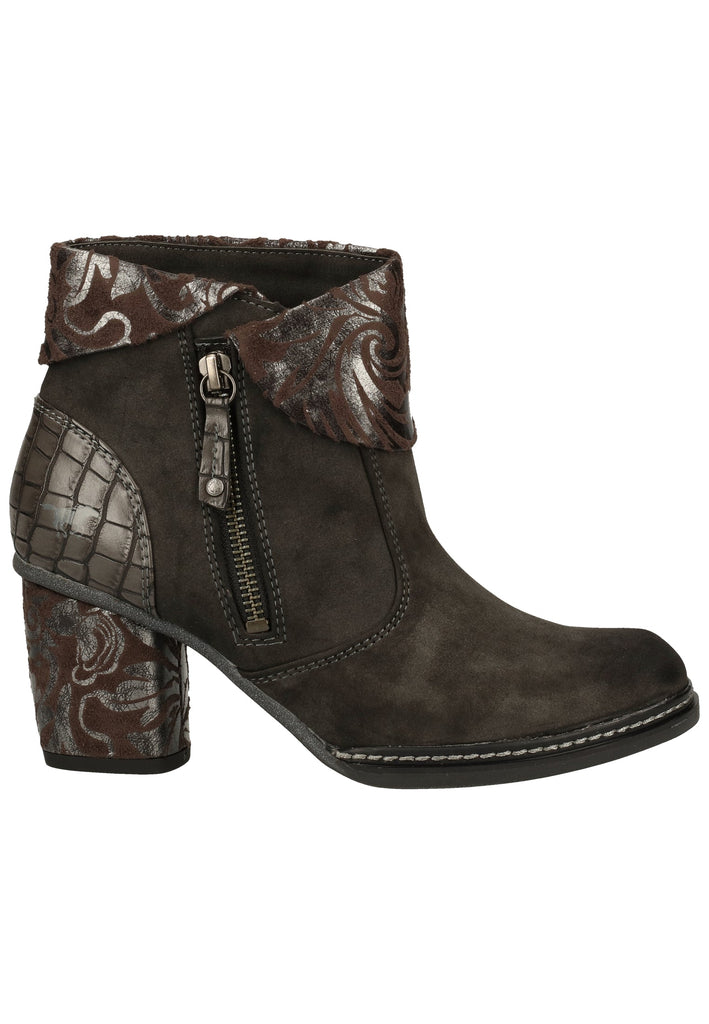 Mustang Stiefelette Lederimitat/Textil Dunkelgrau Warmfutter