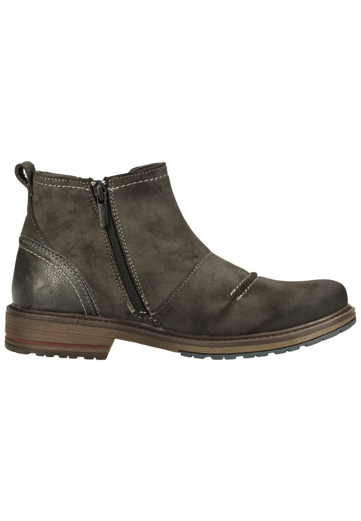 Mustang Stiefelette Lederimitat/Textil Dunkelgrau Warmfutter