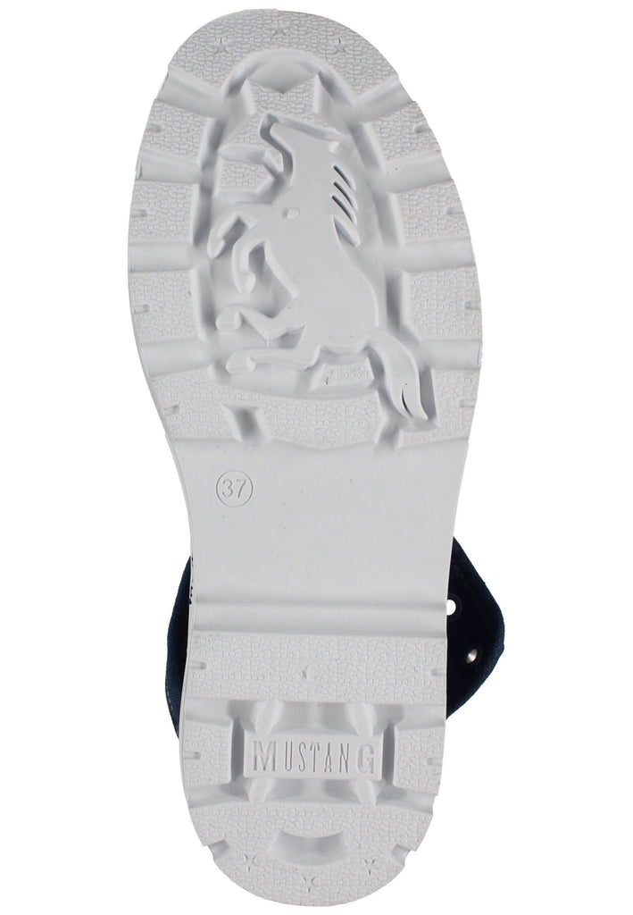 Mustang Stiefelette Lederimitat/Textil Jeans