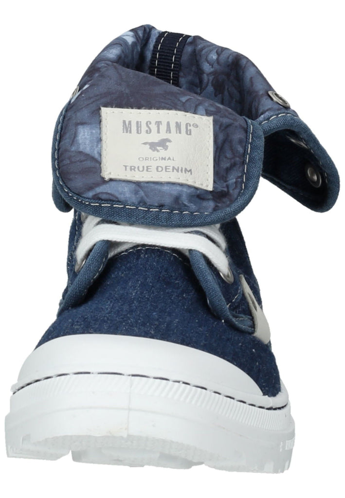 Mustang Stiefelette Lederimitat/Textil Jeans