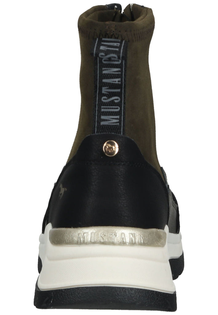 Mustang Stiefelette Lederimitat/Textil Military
