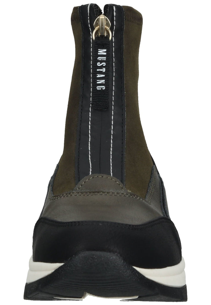 Mustang Stiefelette Lederimitat/Textil Military