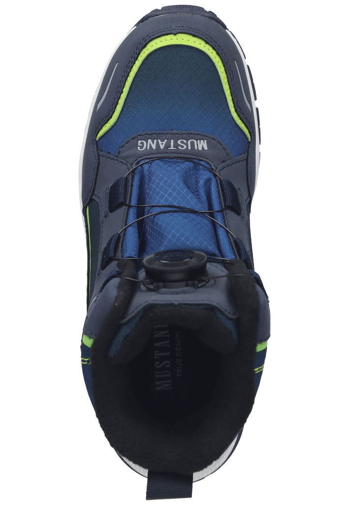 Mustang Stiefelette Lederimitat/Textil Navy