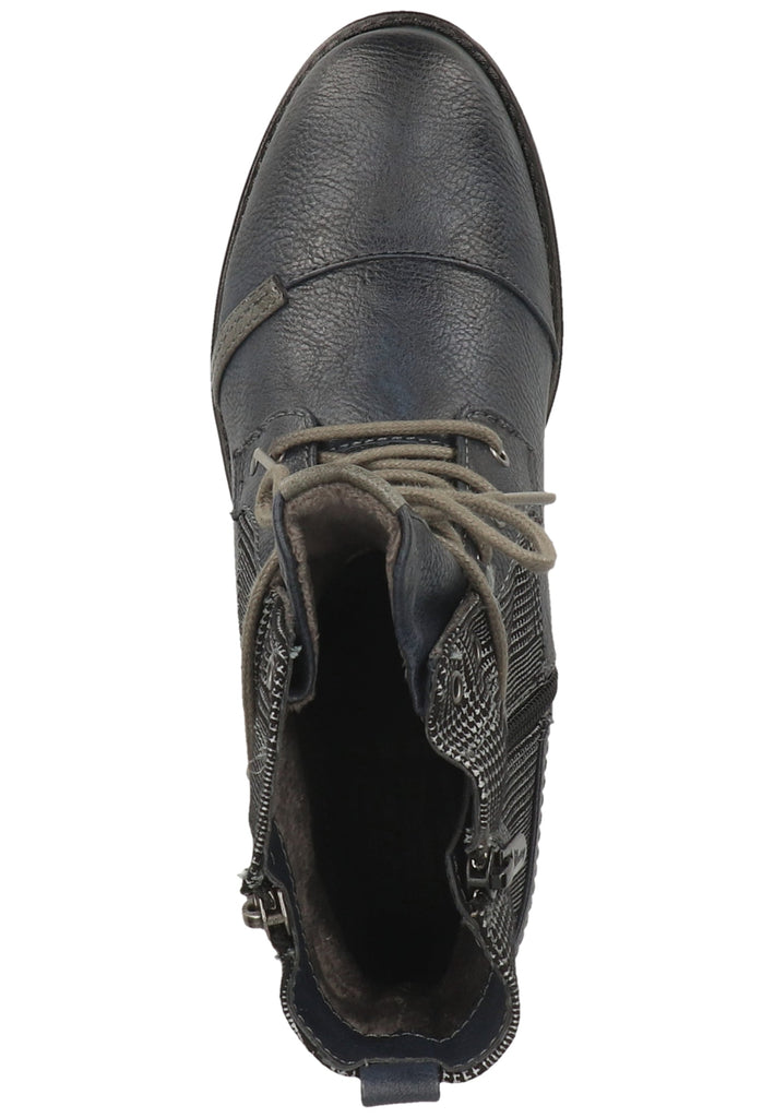 Mustang Stiefelette Lederimitat/Textil Navy