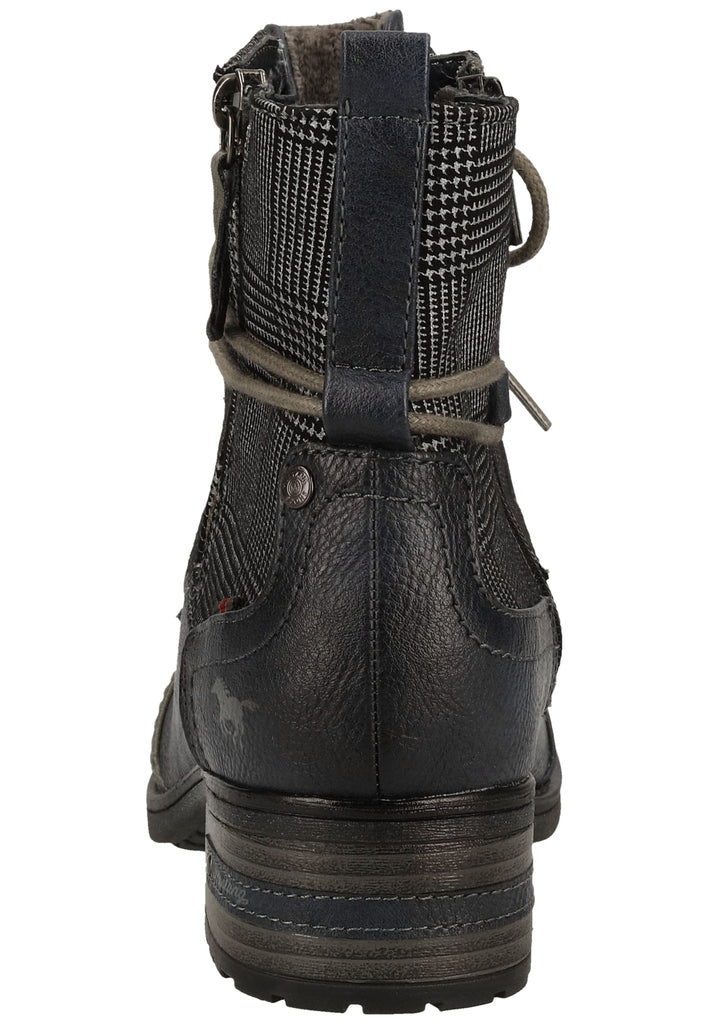 Mustang Stiefelette Lederimitat/Textil Navy