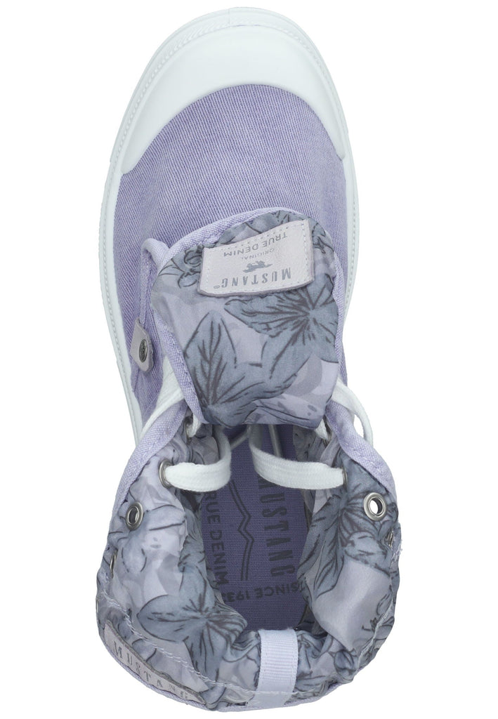 Mustang Stiefelette Lederimitat/Textil Purple