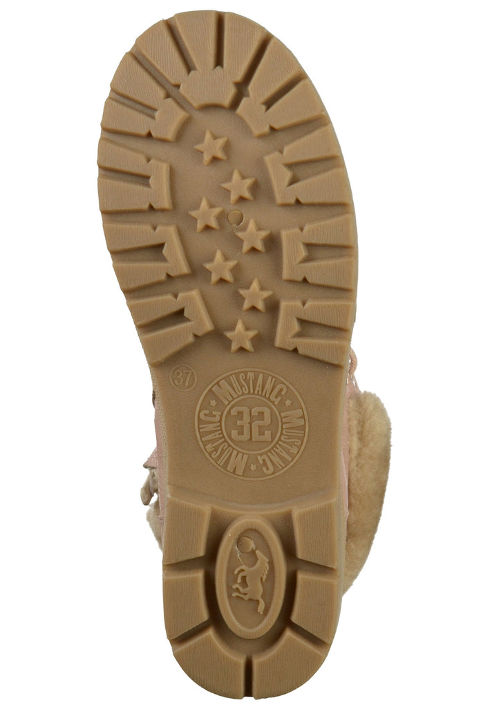 Mustang Stiefelette Lederimitat/Textil Rosa